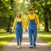 Pigiama tutina Kigurumi costume per adulti Giallo Minion Anteprima dell’immagine prodotto 8