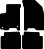 Kovvar Fußmatten für Chevrolet Aveo 2006-2011 - - Premium Produktbild-Vorschau 6