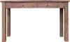 vidaXL Konzolový stolík z mahagónového masívu 123x42x75 cm Náhľad obrázku produktu 2