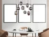 Globo Lighting závěsné svítidlo kovové mosazné barvy, 8x Náhled obrázku produktu 2