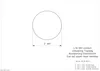 A technical drawing showing the cutout dimensions for a sink. Produktbild-Vorschau