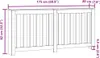 vidaXL Obložení radiátoru Sonoma dub 175x20x82 cm materiál Náhled obrázku produktu 7