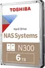 Toshiba N300 NAS Hard Drive 6TB 512MB - Festplatte - Serial Náhľad obrázku produktu 2