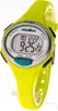 A close-up studio shot of a yellow Timex Ironman digital watch. Produktbild-Vorschau
