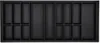 ORGA-BOX VII Design Besteckeinsatz schwarz 1126 x 474 mm Produktbild-Vorschau 1