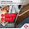 INEFA 4m Dachrinnen Set Kunststoff NW125 Braun Komplettset Produktbild-Vorschau 5
