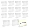 30 Stück Acryl Etikettenhalter - Buffetkarten - Produktbild-Vorschau 1