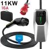 Stacja ładowania samochodów elektrycznych 16A EVSE EU Kabel Podgląd zdjęcia produktu 1