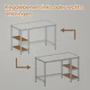 VASAGLE Schreibtisch mit 2 Regale Computertisch 140 x 75 x Produktbild-Vorschau 6