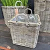 Panier en rotin lot de 3 Kubu gris avec poignées et film – Voir les images du produit 9