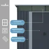 osoltus Metall Gerätehaus Pultdach Geräteschuppen T 279cm x Produktbild-Vorschau 5