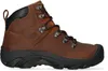 A single brown hiking boot is shown against a white background. Produktbild-Vorschau