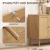 HOMCOM Dressoir/Keukenbuffet met 4 deuren met soft-close Productafbeelding-voorbeeld 6