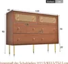 Merax Sideboard 120 cm mit 6 Schubladen, Kommode aus Produktbild-Vorschau 7