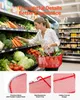 VEVOR nákupní košík, 12 ks, 22 l, stohovatelný kovový košík Náhled obrázku produktu 6
