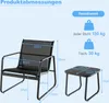 COSTWAY 3-częściowy zestaw mebli ogrodowych, meble Podgląd zdjęcia produktu 3