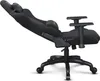 A black gaming chair shown from the side. Produktbild-Vorschau