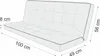 Cuscino per altalena da giardino POLA 100×106×10 cm - Anteprima dell’immagine prodotto 5