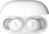 A pair of white wireless earbuds in their charging case, with the lid open. Produktbild-Vorschau