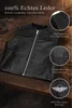 PAULGOS gilet in pelle biker cowl club waistcoat chopper Anteprima dell’immagine prodotto 6