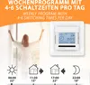 MCD4 termostat digitální pro podlahové vytápění menu Náhled obrázku produktu 6