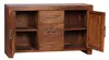 Wohnling Credenza in legno massiccio di Sheesham 118,5 x 40 Anteprima dell’immagine prodotto 5