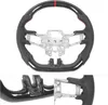 Volant Hydro Dip look fibre de carbone, cuir perforé pour Voir les images du produit 4