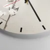 Wanduhr - Rund - Glasuhr - Baumwolle Zweig Boho - 30x30cm - Produktbild-Vorschau 5