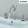 ADRIAN | 3-Loch Badarmatur großer Schwan Chrom | Hotel Produktbild-Vorschau 2