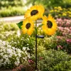 2er Set Solar Sonnenblumenlichter mit 24 LED-Kernen, Produktbild-Vorschau 2