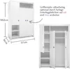 Schrank Kinderkleiderschrank Kinderzimmer Kleiderschrank Produktbild-Vorschau 5