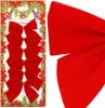 Vánoční mašle 8x8,5cm červené sada 6ks, vánoční dekorace Náhled obrázku produktu 6