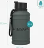 Navaris 1,3 Liter Fitness Trinkflasche - Flasche Gym Bottle Produktbild-Vorschau 5