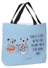 Mr. & Mrs. Panda Strandtasche Koala Familie - Blau Pastell Produktbild-Vorschau 2