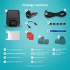 A flat lay image showing the contents of a product package, with each item numbered and labeled. Produktbild-Vorschau