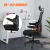 Chaise de bureau Chaise pivotante ergonomique avec coussin Voir les images du produit 4