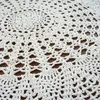 Tischsets aus Baumwolle, handgefertigt, gehäkelte Spitze, Produktbild-Vorschau 4