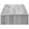 vidaXL Stojan na monitor Grey Sonoma 100x27x10 cm Materiál Náhľad obrázku produktu 5
