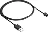 A black USB charging cable with a standard USB-A connector on one end and a proprietary magnetic connector on the other. Náhled obrázku produktu