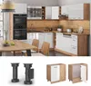 Meuble d'angle Vicco R-Line Blanc Haute brillance 86cm sans Voir les images du produit 3