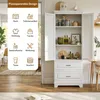 Armoire INONEFT de 157 cm avec 2 portes et 2 tiroirs, 3 Voir les images du produit 7