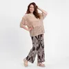 Palazzohose leichte Sommerhose Gummizug 36-44 Schlupfhose Produktbild-Vorschau 3