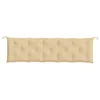vidaXL Poduszka na ławkę ogrodową Melange Beige 180x50x7 cm Podgląd zdjęcia produktu 4