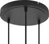 Lindby Hängeleuchte Joffrey, Ø 24 cm, schwarz, 3-flg., GU10 Produktbild-Vorschau 8