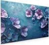 Küchenrückwand Spritzschutz Glas mit Motiv Blumenmuster 40 Produktbild-Vorschau 1