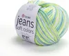 YarnArt Jeans Soft Colors Garn: Weich, Grün, 160m, 50g, Produktbild-Vorschau 1