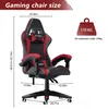Herní židle Ergonomická - bederním polštářem + opěrka hlavy Náhled obrázku produktu 7