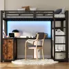 Hoogslaper 140x200 cm met geïntegreerd bureau, Productafbeelding-voorbeeld 3