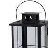 2pcs Métal XXL Lanterne Set Noir Lanterne de jardin Voir les images du produit 3