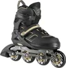 A black and beige inline skate is shown against a white background. Náhled obrázku produktu